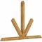 Ekena Millwork Saratoga Rough Sawn Timber Gable Bracket, Western Red Cedar, 84"W x 56"H x 4"D x 4"F, 16/12 Pitch GBW084X56X0404SAR00RWR - alternate 3